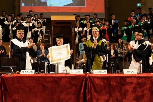 Conferimento di Laurea ad honorem a Luigi Lai - 14 febbraio 2023