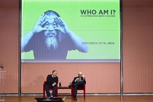 Ai Weiwei with Arturo Galansino