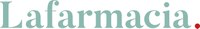 Logo Lafarmacia. (Si scrive tutto attaccato con "L" maiuscola e punto finale)