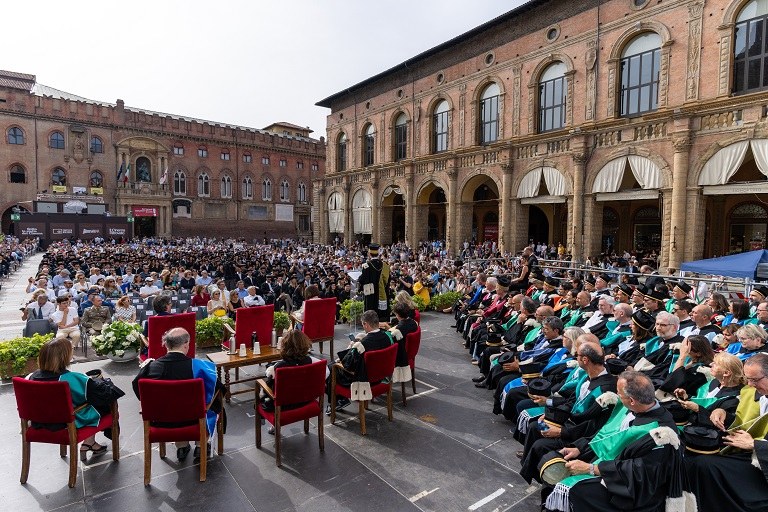 Piazza Maggiore vista dal palco