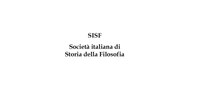 Società Italiana di Storia della Filosofia