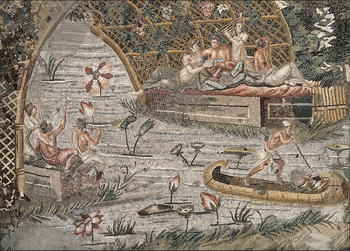 Palestrina | Mosaico del Nilo (particolare)
