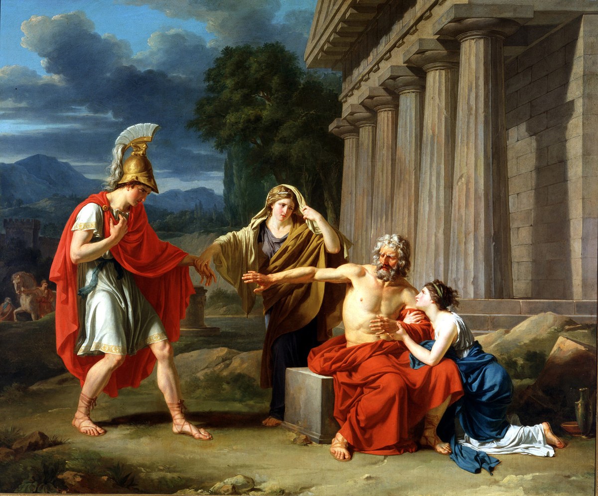 Edipo a Colono | Jean-Antoine-Théodore Giroust | 1788