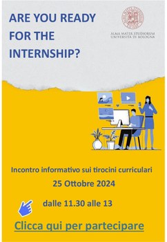 Evento per studenti iscritti ai Corsi di laurea in: Pedagogia;Progettazione e gestione dell'intervento educativo nel disagio sociale; Scienze dell'educazione permanente e della formazione continua 25 ottobre 2024 Evento per studenti iscritti ai Corsi di laurea in: Pedagogia;Progettazione e gestione dell'intervento educativo nel disagio sociale; Scienze dell'educazione permanente e della formazione continua 25 ottobre 2024