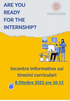 Evento sui tirocini per studenti di studi umanistici 8 ottobre 2025 Evento sui tirocini per studenti di studi umanistici 8 ottobre 2025
